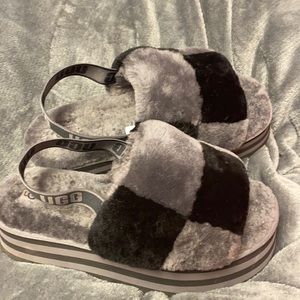 ugg disco slides worn twice